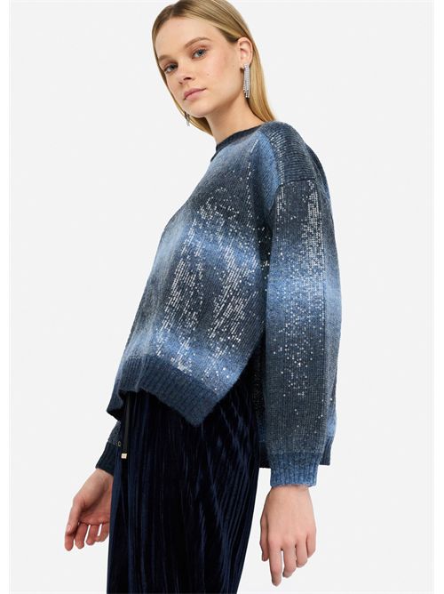 Maglia con paillettes LIU JO | MF5380MA14R/S9473